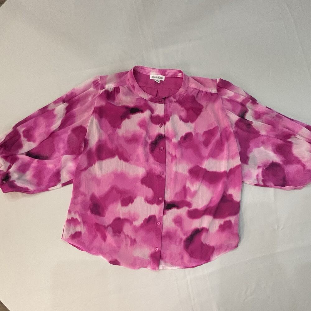Calvin Klein Top Women’s Size Large Pink